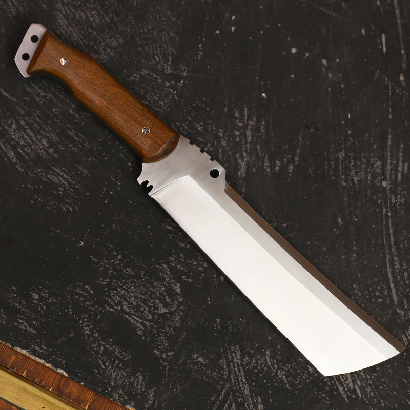 Cuchillo de supervivencia al aire libre cuchillo de cortar camping picnic montaña carretera abridor de alta dureza cuchillo hecho a mano al aire libre cuchillo afilado