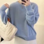 圆领宽松新款秋冬厚毛衣