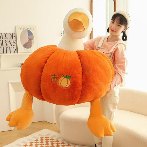 Cute goose doll creative pumpkin duck plush toy pillow funny bestie girl friend gift