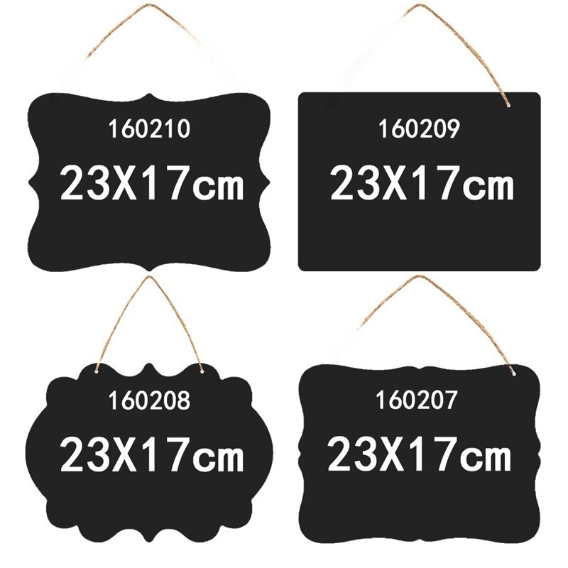 Cross-Border Small Blackboard Pendant, Double-Sided Erasable Pet Tag, Home Decoration, Wooden Creative Door Sign, Stall Props Cross-Border Small Blackboard Pendant, Double-Sided Erasable Pet Tag, Home Decoration, Wooden Creative Door Sign, Stall Props
