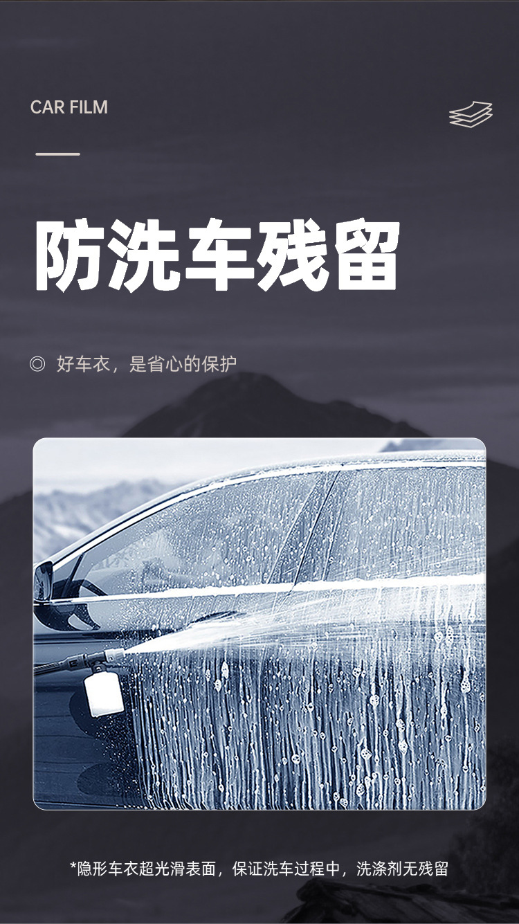 Tpu Invisible Car Cover, Car Paint Protection Film, Ppf, Self-Recovering, Anti-Scratch, Anti-Yellowing, Anti-Dirt, Transparent Protective Film