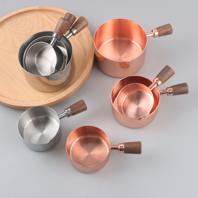 Steak Sauce Cup, Stainless Steel Dipping Dish with Handle, Tomato Sauce Cup, Seasoning Sauce Dish, Measuring Cup, Measuring Spoon, Household Use Steak Sauce Cup, Stainless Steel Dipping Dish with Handle, Tomato Sauce Cup, Seasoning Sauce Dish, Measuring Cup, Measuring Spoon, Household Use