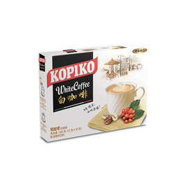 印尼进口KOPIKO可比可 白咖啡浓郁速溶咖啡粉冲饮下午茶12包