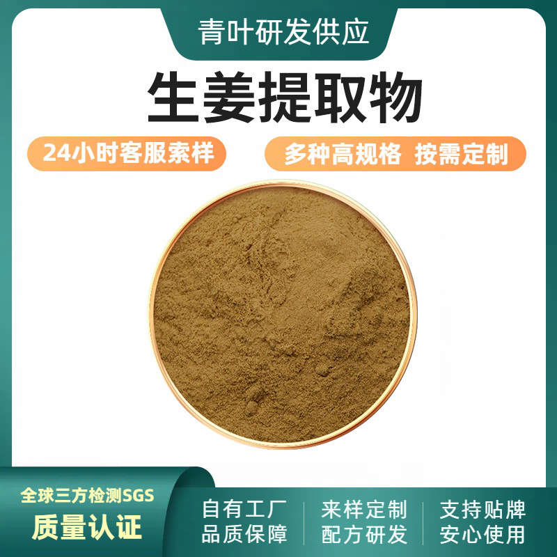 生姜提取物10:1 干姜提取物 姜根提取物 现货包邮  青叶生物