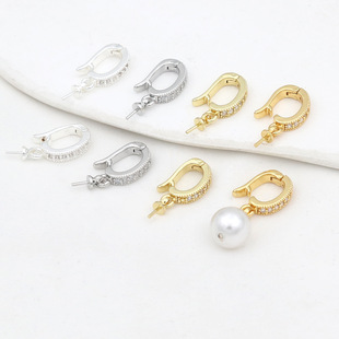 18K����ɫ�������朵������f�ܿ�����ᘿ���diy�Ʒ���B71