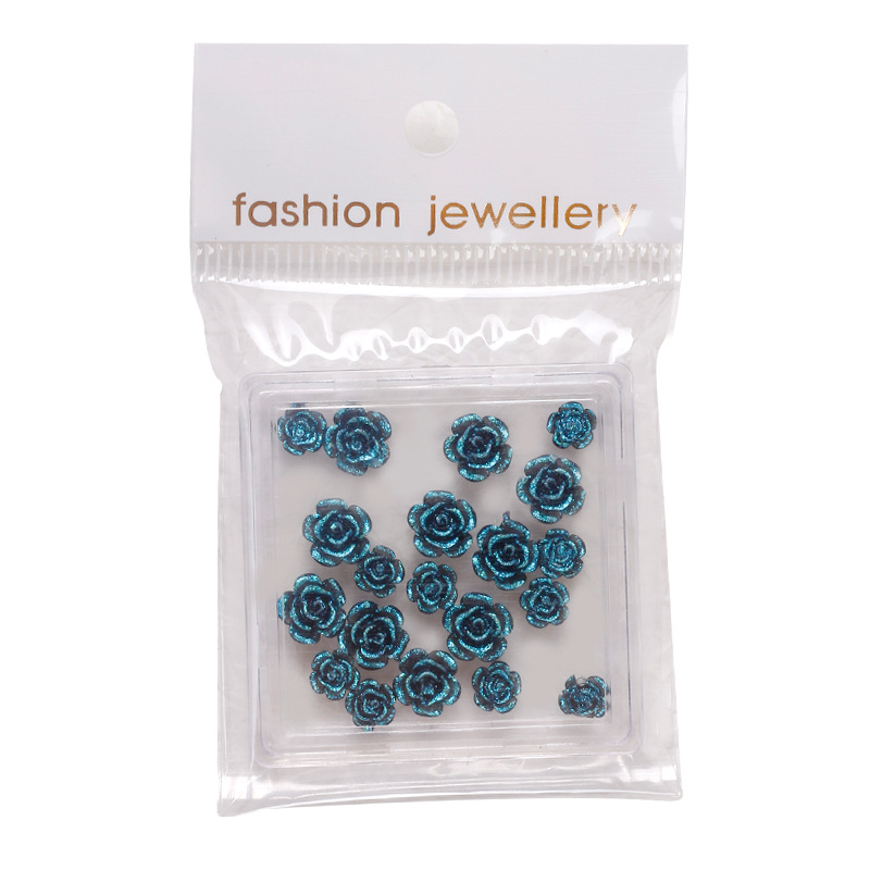 Red famosa nueva joyería de manicuras camellia flores de sol de flores flotantes tamaño de oso mezcla de joyería de manicuras