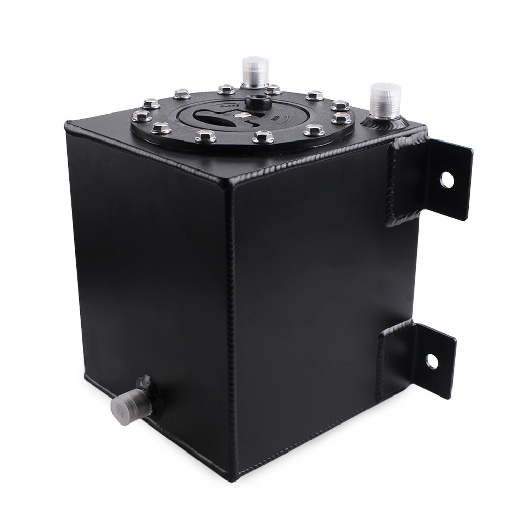 Car Modification Accessories1 Gallon4 LAluminum Alloy Plastic Cover Auxiliary Fuel Tank Fuel Storage Tank