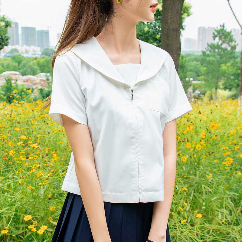 JK uniform sailor suit Kanto lapel Sapporo lapel Kansai lapel no white no single coat a generation of hair