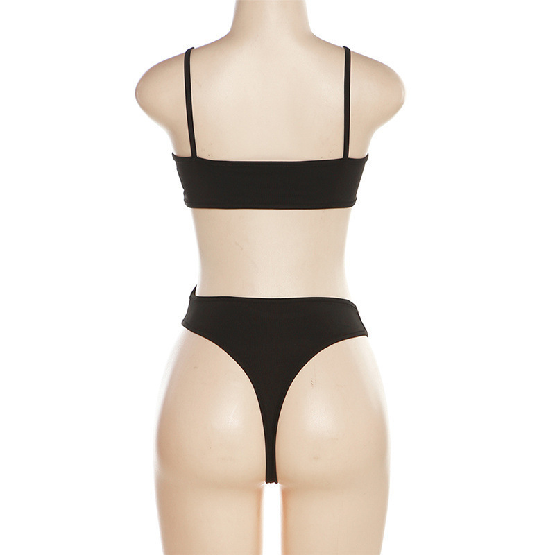 Sexy Sports Back Tight Cropped Outfit Solid Color Sexy Figure Flattering Jumpsuit 11 Sexy Sports Back Tight Cropped Outfit Solid Color Sexy Figure Flattering Jumpsuit
