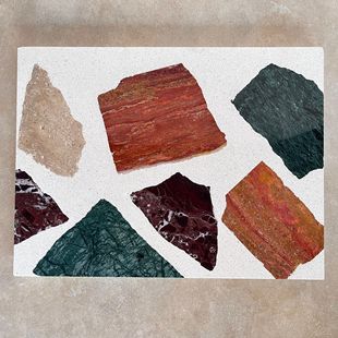 Various Agglomerates, Large Particle Mosaic Terrazzo, Bright Colors, Strong Intuitive Sense, Suitable for Various Styles