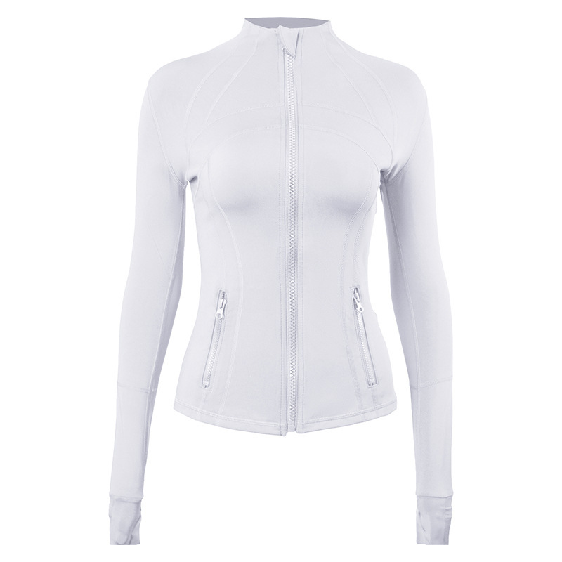 364g Weight Nylon Fabric Type Standing Collar Neckline Lines Pattern Women's Gender Sports Style Women's Sports Lines Nylon Standing Collar Active Tops 14