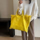 Cross-Border Large-Capacity Women's Tote Bag, Versatile Armpit Bag, Spring New Style, Simple and Fashionable Class Commuting Shoulder Bag