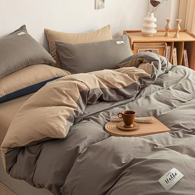 Funda de edredón de algodón de algodón de una sola pieza 180x220 Funda de edredón individual 150x200x230cm Funda de edredón simple de lujo ligero de alta gama