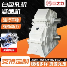 厂家定/制非标白色轧机减速机 卧式主传动减速机圆柱齿轮变速箱