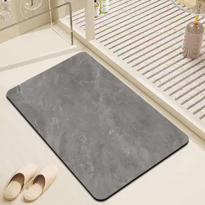 Mud Mat Toilet Toilet | Avtomobil döşəmə paspasları - rz-light-luxury-marble-6-3040cm-small-size-drain-pad