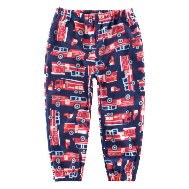 Pantalones de pijama largos para el hogar de lana polar para niños 27 niños ropa para niños Pantalones largos para niños de fondo cálido entrega de una pieza image 1