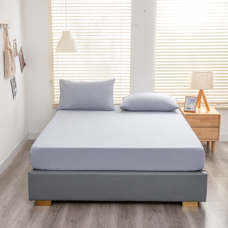 Nuevo 40 algodón lavado con agua cama de algodón sólido simple casa Simmons colchón cubierta de protección antideslizante cama de cama