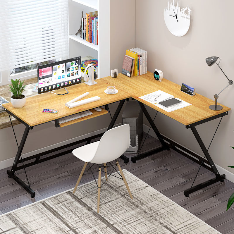 escritorio de dormitorio de casa pequeña escritorio de escritorio simple moderno escritorio de escritorio de esquina escritorio de computadora