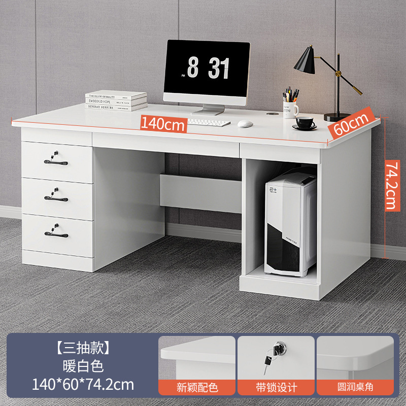 Mesa de oficina, mesa de jefe, mesa de computadora doméstica, escritorio, mesa de oficina moderna, mesa de personal, mesa, silla, mesa