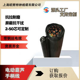 电动葫芦手柄线 控制线,带钢丝电缆 天车专用线缆 工厂直销批发价