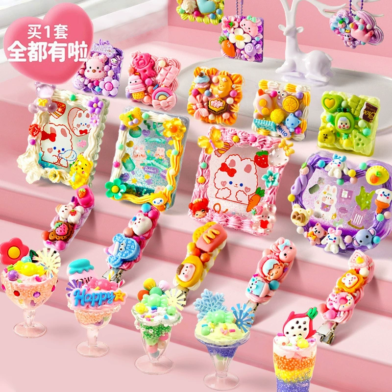 Полный набор трансграничных наклеек Guka и канцелярских принадлежностей васи для творчества с песком, материалы для наклеек Guka и поделок.