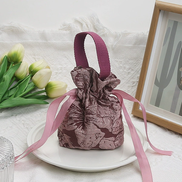 Empty violet bag