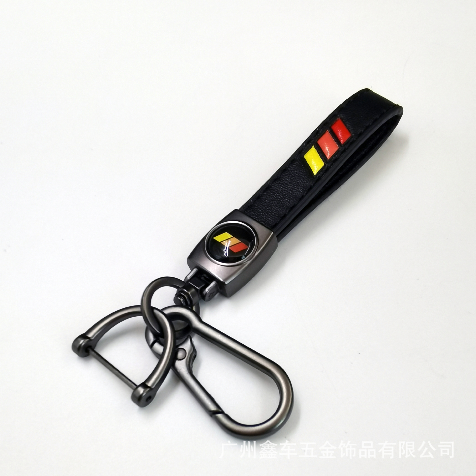 Keychain de piel de cordero transfronteriza logotipo de automóvil llavero de negocios hombre llavero colgante fábrica al por mayor