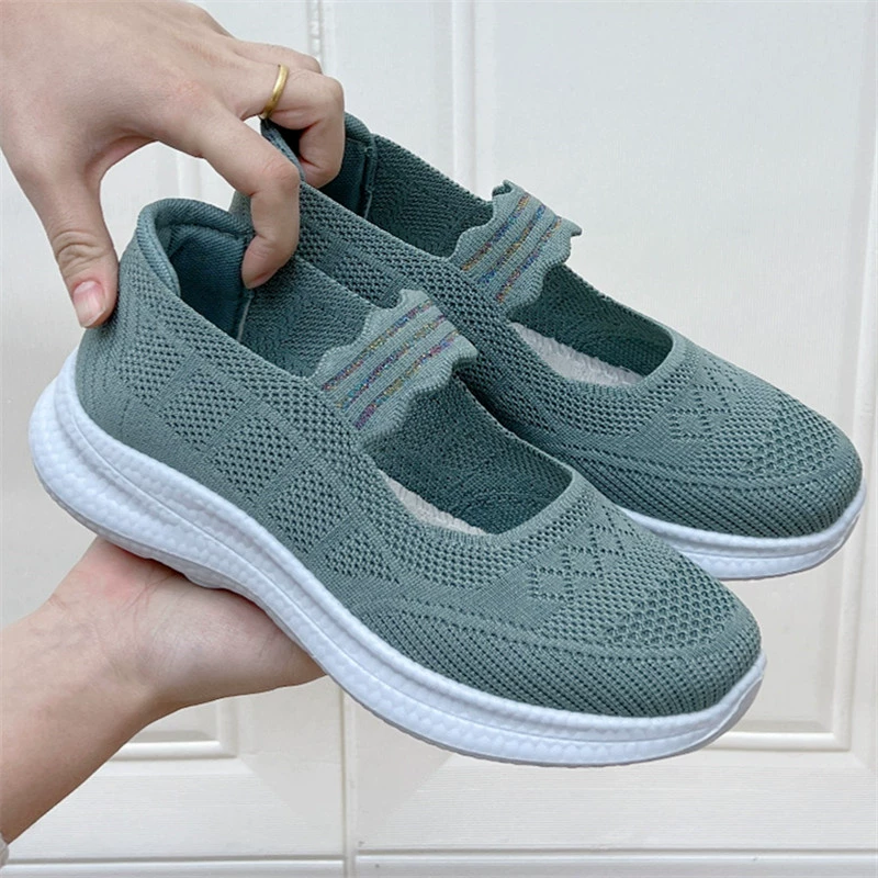 Весенние новые однослойные туфли, старая Пекинская Тканевая обувь, модная обувь для мам с низким вырезом, прогулочная обувь для среднего и пожилого возраста, дышащая старая обувь