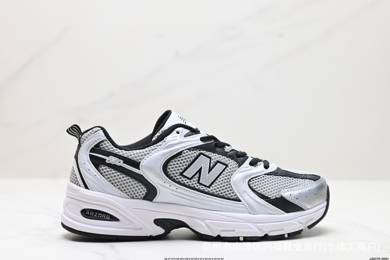 国境を越えた熱い販売莆田靴お父さん靴 nb530 シルバーレトロカップルランニングシューズ N 字型男性と女性のカジュアルスポーツシューズ|undefined