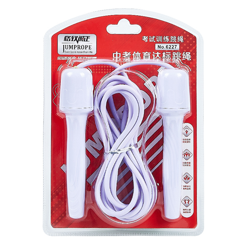 6227 entrenamiento de la prueba física del estudiante saltar la cuerda macaron color saltar la cuerda longitud de la cuerda ajustable examen deportivo de los niños competencia