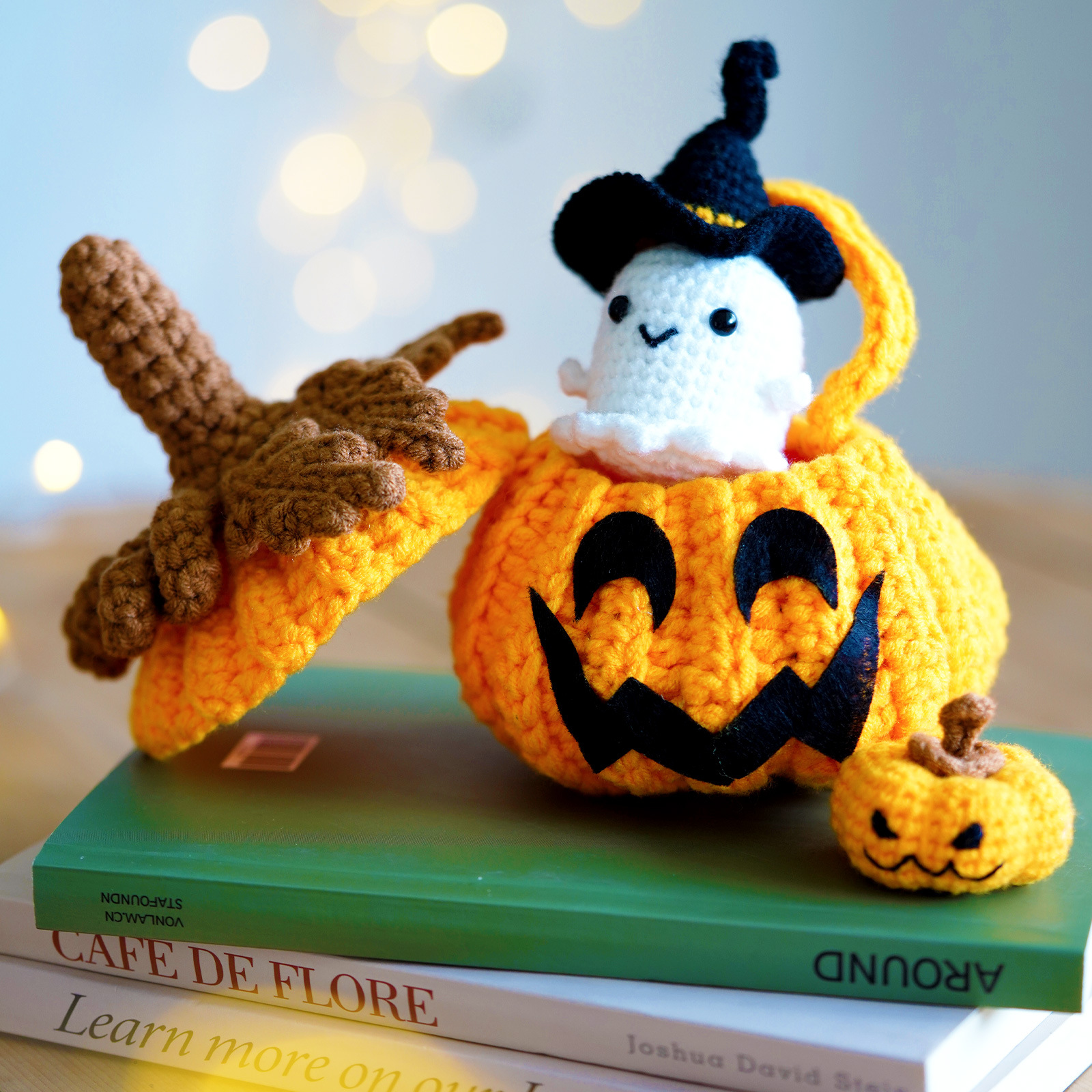 Pacchetto di materiali per uncinetto per bambole manuali unisex, ornamenti per tessitura fai da te fatti a mano, regalo di Natale per Halloween_voghion.com