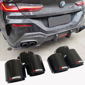 BMW 8 Seriyası G14 G15 G16 karbon lifli dörd çıxışlı quyruq borusu