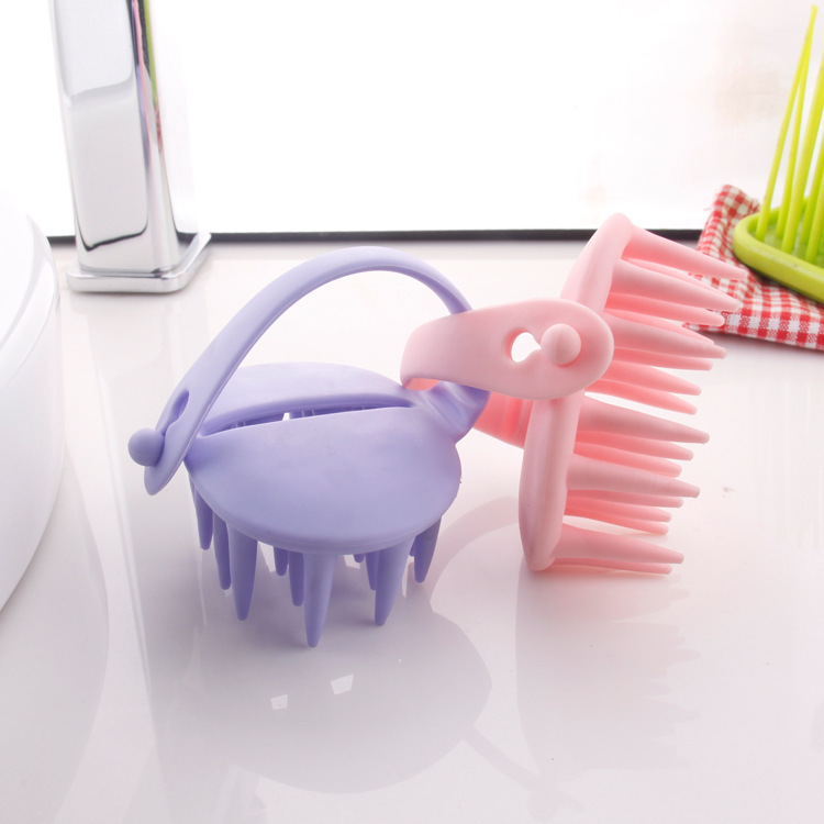 Colgante cuero cabelludo masaje suave peine champú peine de dientes anchos hogar cabeza de masaje peine Pelo Largo peine de dientes grandes