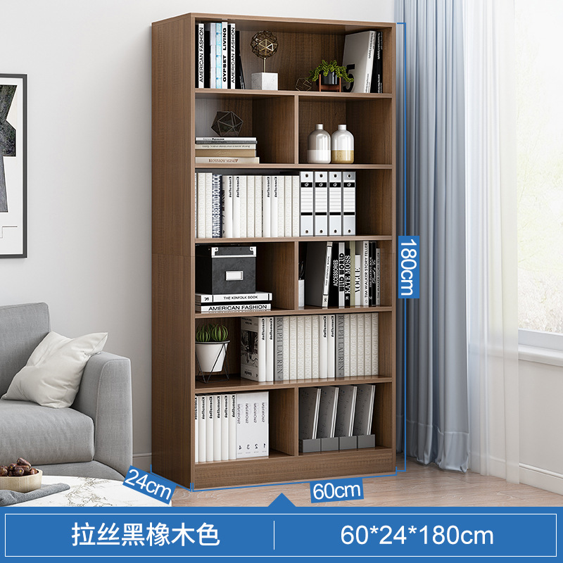 Estante de libros pequeño estante de almacenamiento multicapa de piso armario pequeño armario contra la pared de madera sólida gabinete bajo