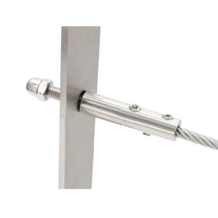 Wire Rope Connector Lock Head Stainless Steel Tightener Column Guardrail Tightener Cable Connection Terminal