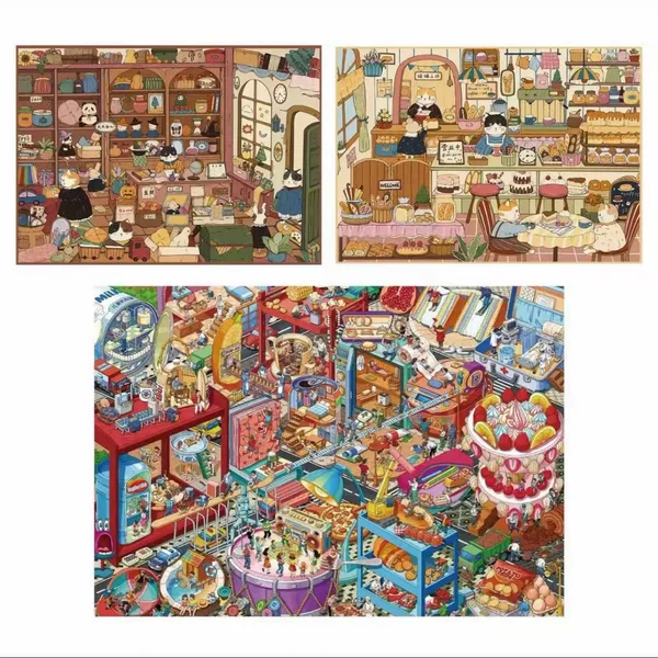 Senyou Super Large Version 10.0+44.0 Series Scenery Stickers Miniature Scene Stickers Handmade DIY Sticker Toys