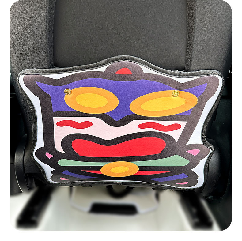 Dynamic Superman Small New Car Anti-kick Pad Universal Rear Seat Back Anti-dirty Protective Pad Car Rear Seat Protective Pad