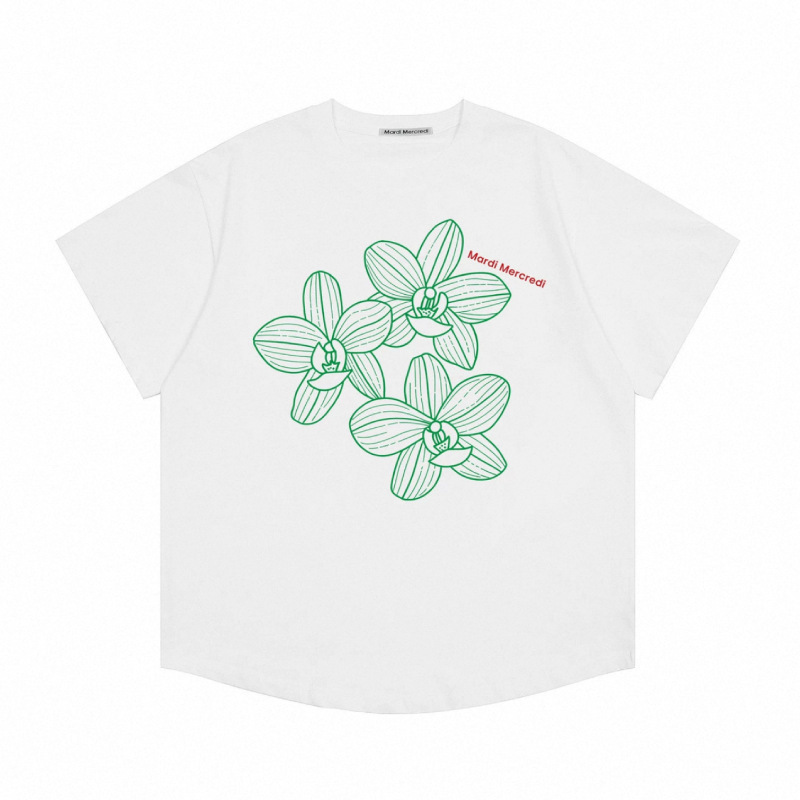 【2025新作】本物のマルディ半袖ゴルフダックスフントフラワーネックレスドッグゴールドハイシルバー同Tシャツ|undefined