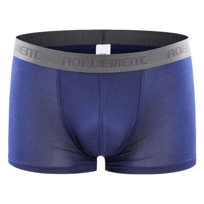 Ropa interior de los hombres más el tamaño flojo extra grande gordo pantalones cortos del boxeador modal gordo shorts cabeza