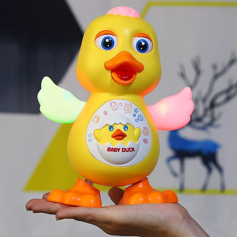 B.Duck, танцующая электрическая музыкальная игрушка для мальчиков и девочек, утка