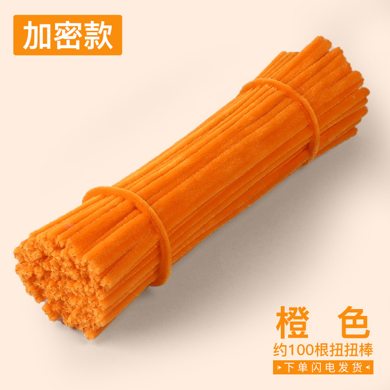 Macaron de color, raíz de pelo, cifrado, bricolaje hecho a mano, barra de torsión, venta al por mayor, juguetes para niños, paquete de material de arte