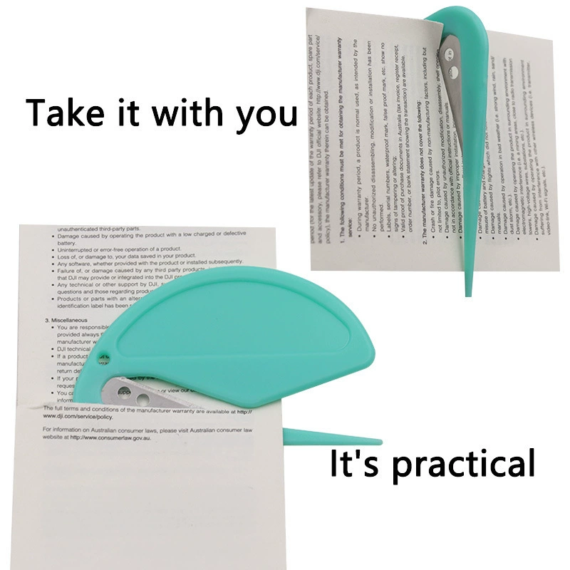 Пластиковый миниатюрный Kaixin Kaishi Kaixin Disassenger Paper Paper Paper Art Knife Slip Cut Kids Pressile Rods