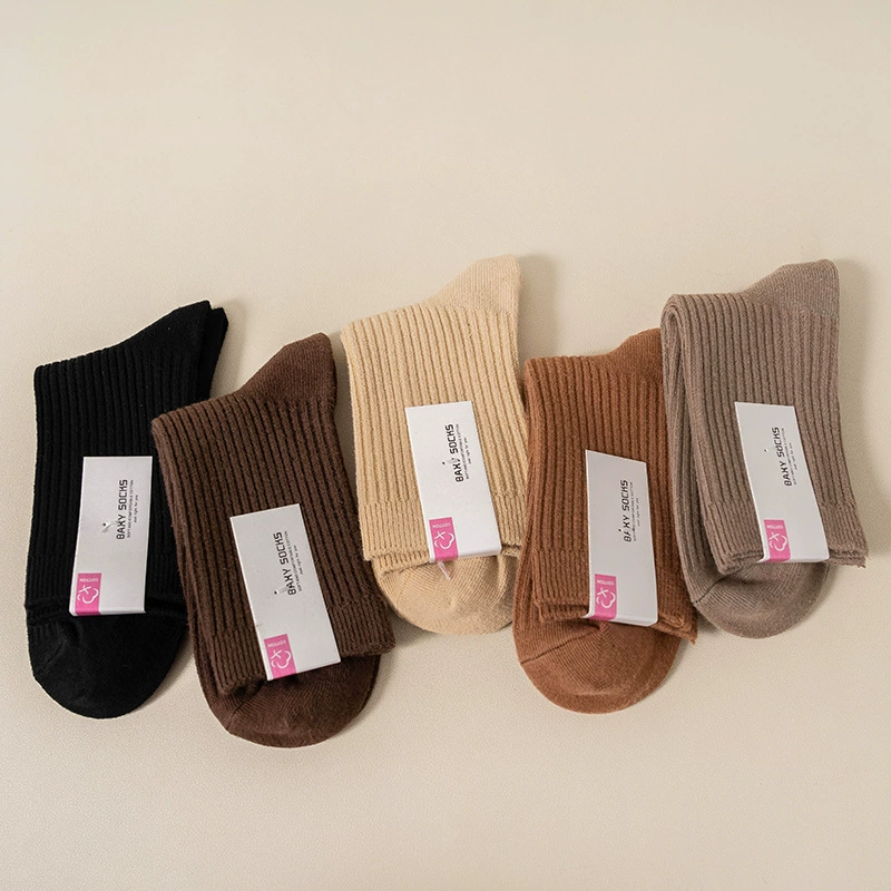 Knee Socks, Japanese style, 100% cotton, mid-length, sweat- and odor-absorbing