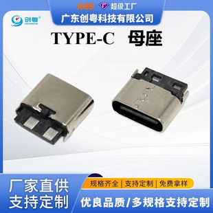 TYPE-C 2PIN ����ʽĸ�� ���w ����ؓ�O L=6.5/6.8MM �B����