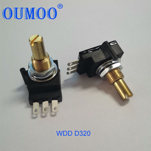 Angle sensor ou mu valve opening WDD-D320 potentiometer sensor valve angle displacement sensor