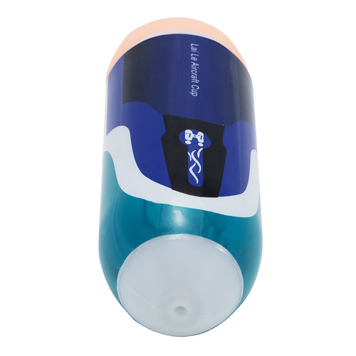 Men's Airplane Cup Molded Toy Manual Masturbation Cup Adult Sex Toy Suction Cup Hands-free Vibration Silicone Cup
