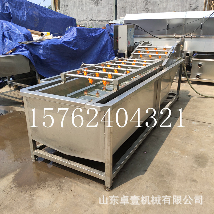 椰枣大枣气泡清洗机 蔬菜水果全自动清洗机 包装袋去油清洗设备