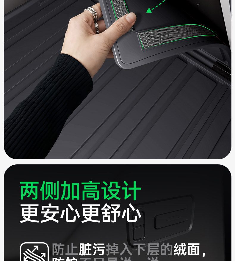 Suitable for Lynk & Co 07GT trunk mat TPE26 model integrated trunk mat car modification accessories foot mat supplies new
