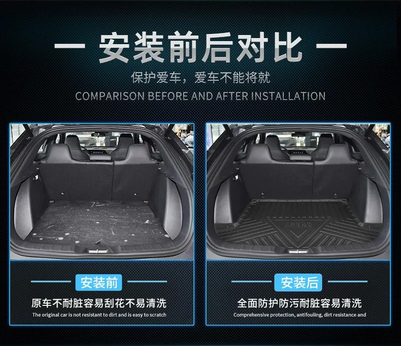 Suitable for 26 models of Ideal L8 Livis/Ultra, TPE backrest pad, waterproof and wear-resistant trunk mat