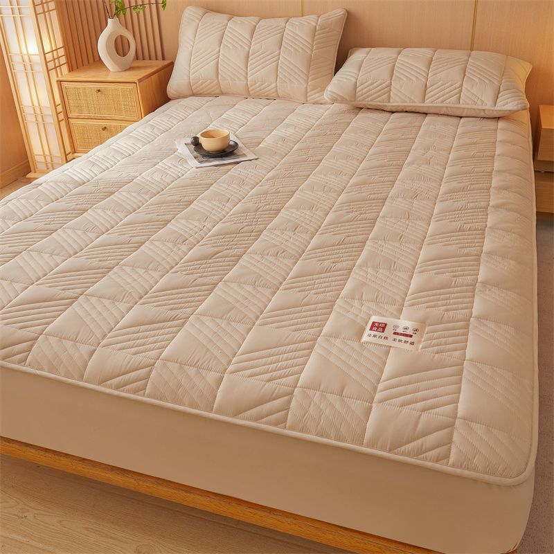 2025 nuevo estilo tipo A sábana acolchada producto único engrosamiento de la funda de la funda de la funda del colchón de la funda protectora al por mayor